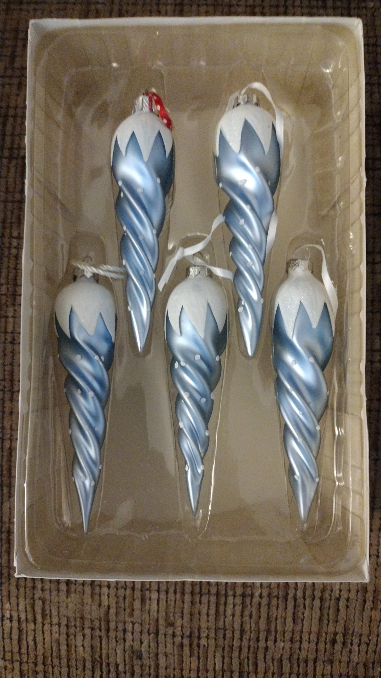 GS Blue Christmas Ornaments