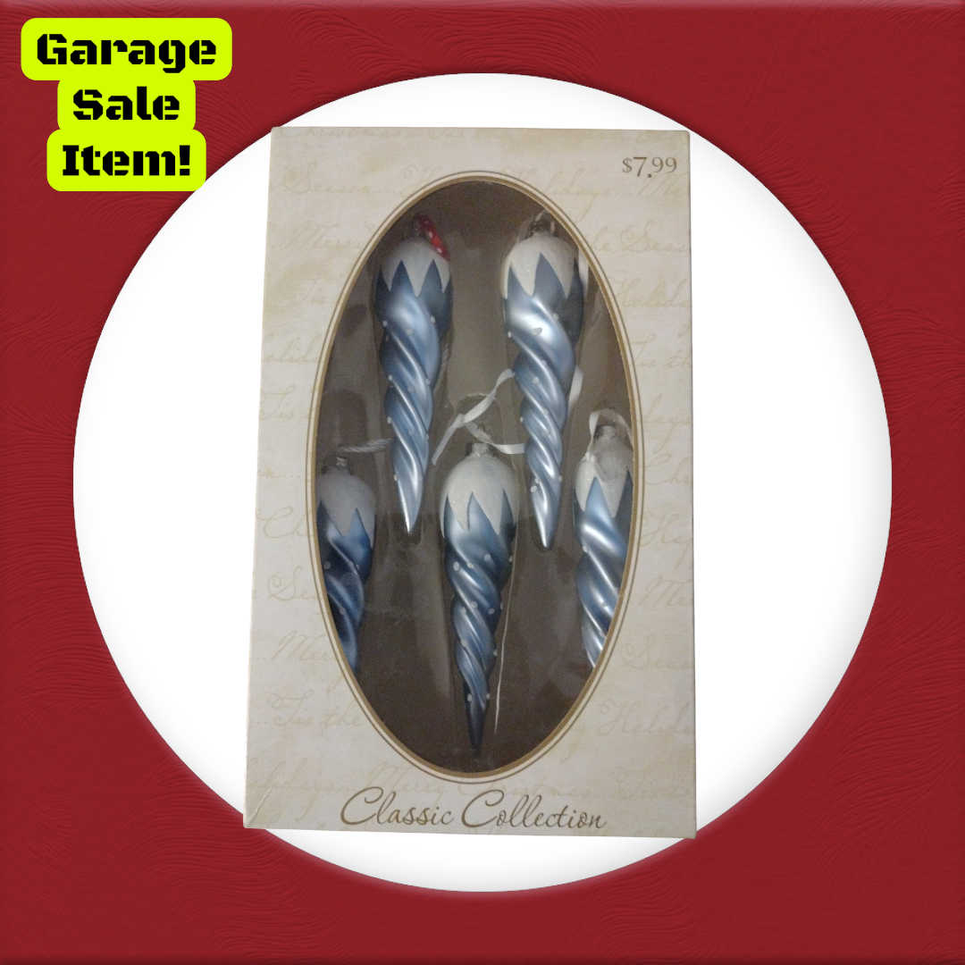 GS Blue Christmas Ornaments