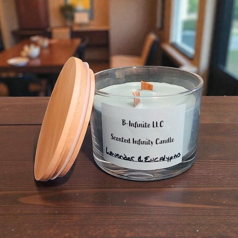 Infinity Candle - Lavender & Eucalyptus