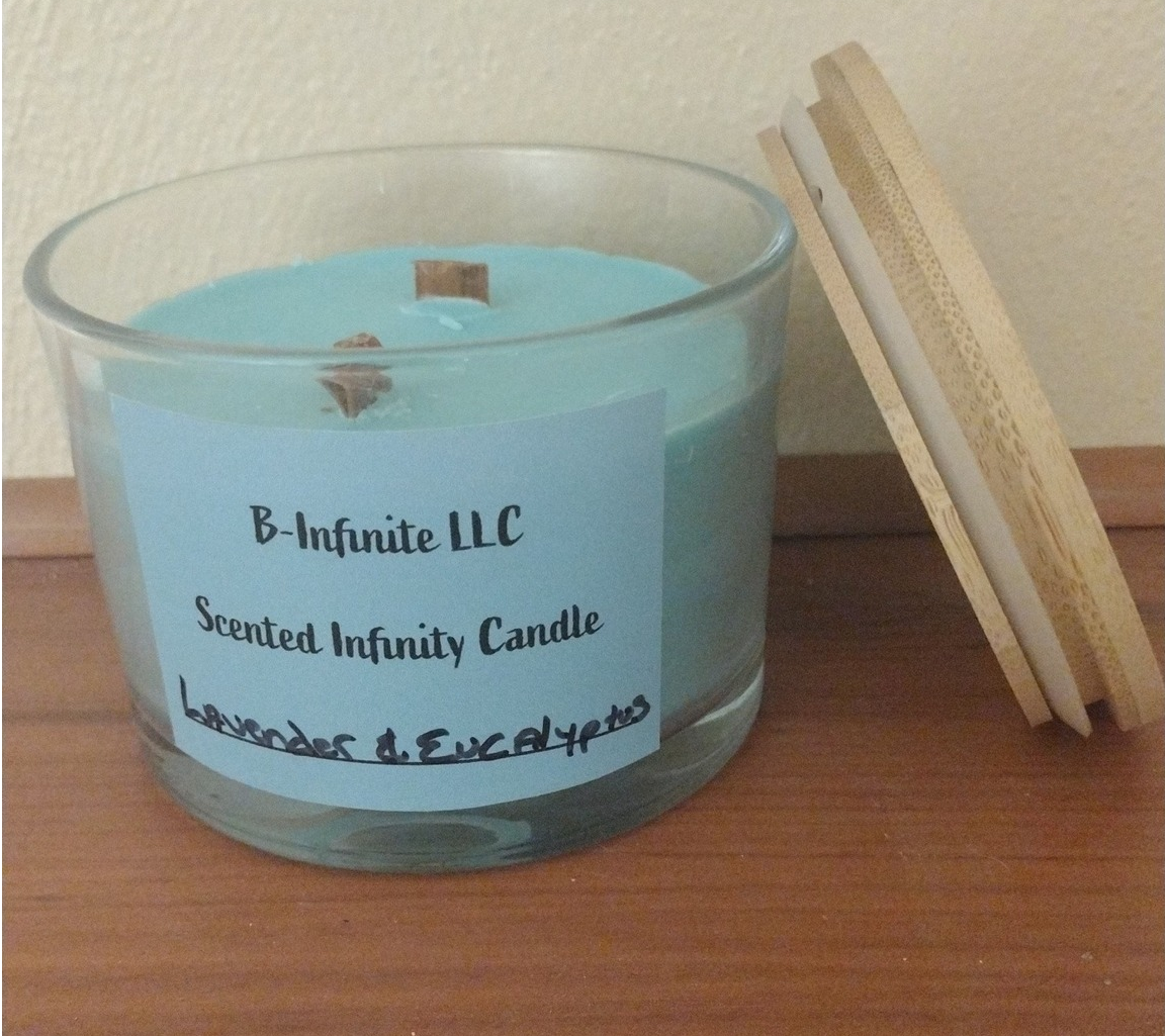 Infinity Candle - Lavender & Eucalyptus