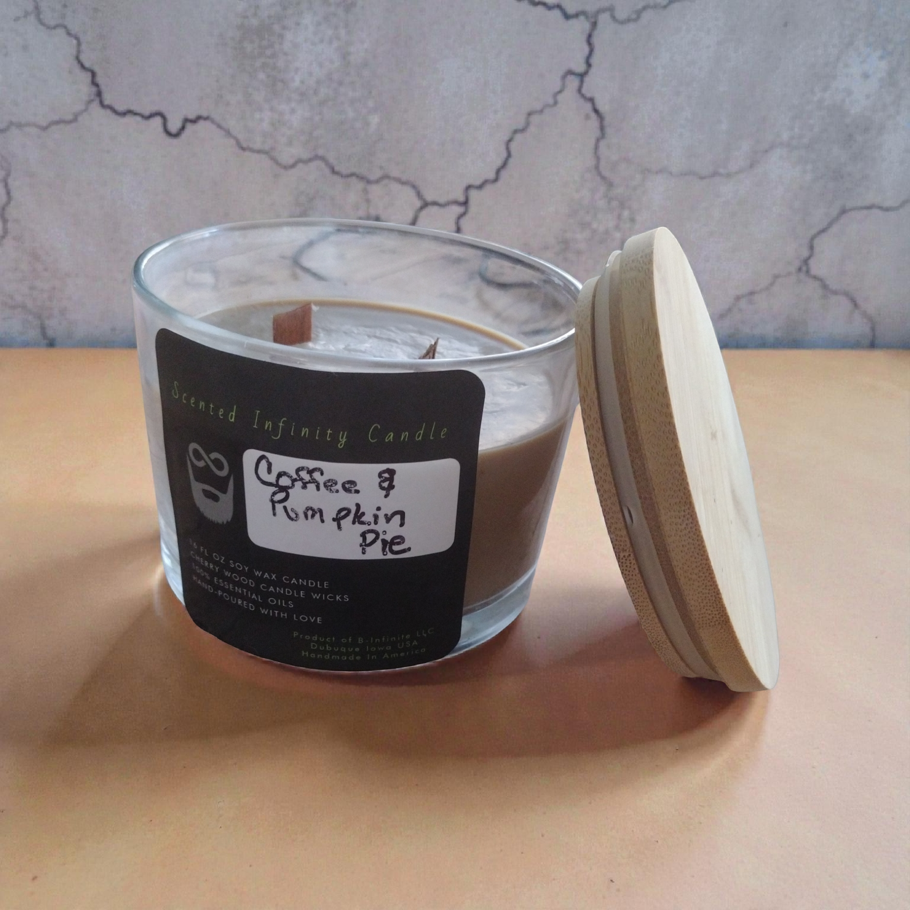 Infinity Candle - Coffee & Pumpkin Pie