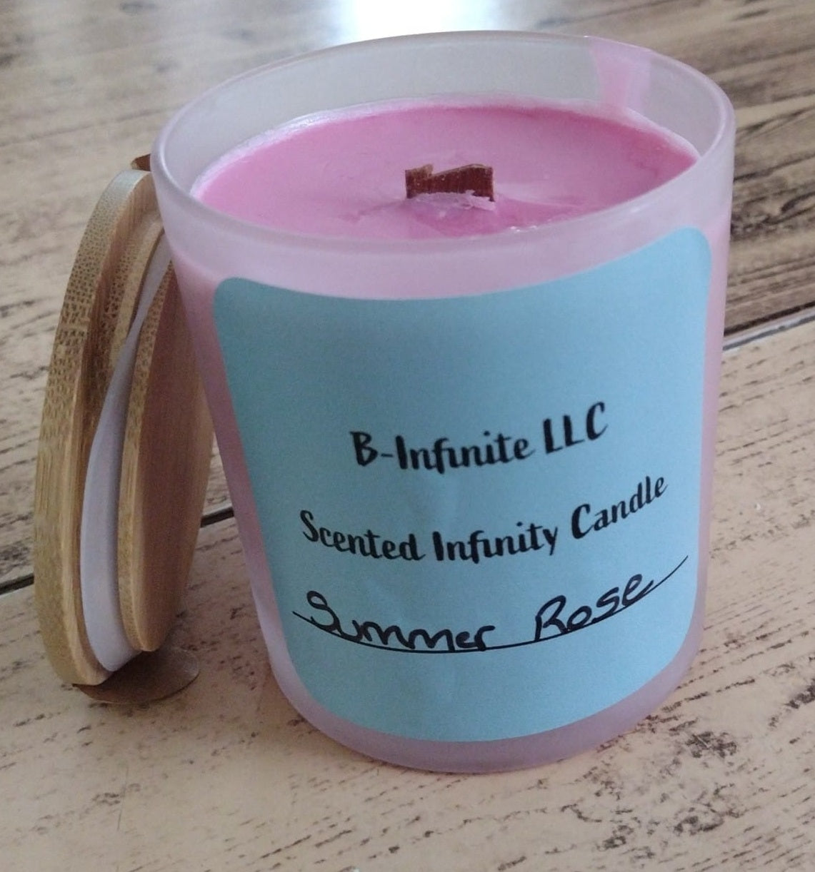 Infinity Candle - Summer Rose